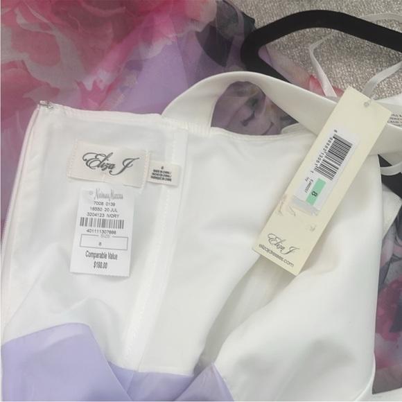 Eliza J evening gown, floral, multicolored - Picture 5 of 5